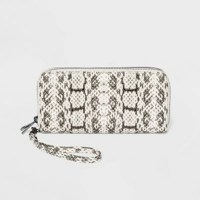 Outlet 😉 Women's Double Zip Wallet - A New Day™ Brown 😍 10 Outlet 😉 Women's Double Zip Wallet - A New Day™ Brown 😍 - Image 8