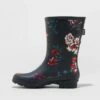 Coupon 🎁 Women's Vicki Mid Calf Rubber Rain 🥾 Boots - A New Day™ Jet Black ⌛ -A New Day Sales 2022 unnamed file 453