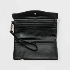 Top 10 🎁 Flap Pouch with Folded Double Interior Wristlet - A New Day™ Blue 🛒