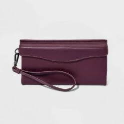 Top 10 🎁 Flap Pouch with Folded Double Interior Wristlet - A New Day™ Blue 🛒 -A New Day Sales 2022 unnamed file 4544