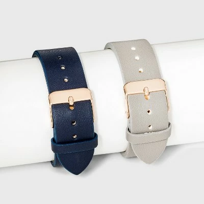 Top 10 ๐ฅ Women's Strap โ Watch with Changeable Straps - A New Day™ Beige/Navy/Gray โจ 4 Top 10 ๐ฅ Women's Strap โ Watch with Changeable Straps - A New Day™ Beige/Navy/Gray โจ - Image 2
