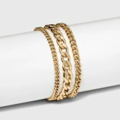 Discount 🤩 Linked Multi-Strand Chain Bracelet - A New Day™ Gold 👍