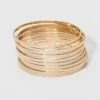 Cheap 🌟 Bangle Bracelet 10pc - A New Day™ Gold ✨ -A New Day Sales 2022 unnamed file 512