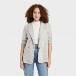 Flash Sale ✨ Women's Linen Blazer - A New Day™ 😍 -A New Day Sales 2022 unnamed file 521