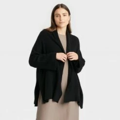 Best deal 🎁 Women's Knit Wrap Jacket - A New Day™ ⭐ -A New Day Sales 2022 unnamed file 555