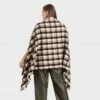 Cheap 🥰 Women's Plus Size Plaid Wrap Jacket - A New Day™ Brown One Size 😉 -A New Day Sales 2022 unnamed file 559