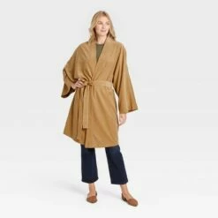 Buy 🌟 Women's Faux Suede Duster - A New Day™ 🛒 -A New Day Sales 2022 unnamed file 592