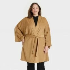 Buy 🌟 Women's Faux Suede Duster - A New Day™ 🛒 -A New Day Sales 2022 unnamed file 593