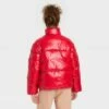 Cheapest ❤️ Women's Short Wet Look Puffer Jacket - A New Day™ ⭐ -A New Day Sales 2022 unnamed file 594