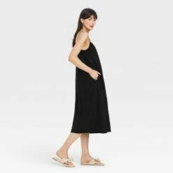 Cheap 😉 Women's Easy Linen Tank 👗 Dress - A New Day™ 😉 -A New Day Sales 2022 unnamed file 653