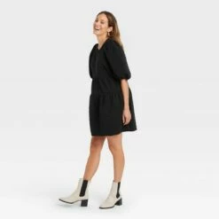 Deals 🔔 Women's Balloon 3/4 Sleeve Quilted 👗 Dress - A New Day™ 👍 -A New Day Sales 2022 unnamed file 713