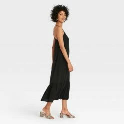 Best Sale ⭐ Women's Sleeveless Ruffle Hem 👗 Dress - A New Day™ 😀 -A New Day Sales 2022 unnamed file 721