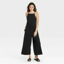 Brand new ⌛ Women's Sleeveless Smocked Waist Jumpsuit - A New Day™ ⌛ -A New Day Sales 2022 unnamed file 738