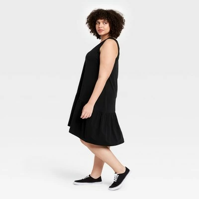 Coupon 🧨 Women's Sleeveless Hem Knit 👗 Dress - A New Day™ 🤩 3 Coupon 🧨 Women's Sleeveless Hem Knit 👗 Dress - A New Day™ 🤩 - Image 2