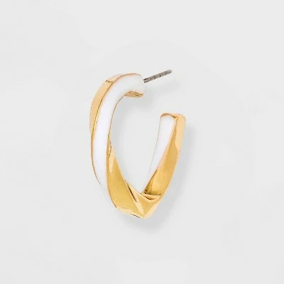 Best Sale ๐ Twisted Hoop Earrings - A New Dayโข White ๐ 3 Best Sale ๐ Twisted Hoop Earrings - A New Dayโข White ๐