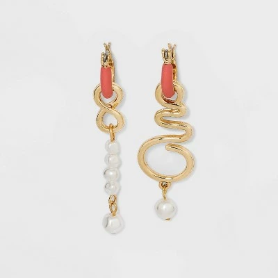 Best Sale 🥰 Huggie Hoop Earrings - A New Day™ Rust 🥰 6 Best Sale 🥰 Huggie Hoop Earrings - A New Day™ Rust 🥰 - Image 4