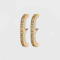 Buy 🔔 Huggie Drop Earrings - A New Day™ Gold 🎁 -A New Day Sales 2022 unnamed file 828