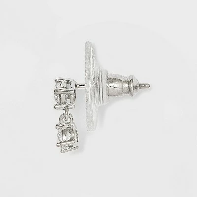 Best Sale ๐ Sterling Silver Cubic Zirconia Drop Earrings - A New Day™ ๐ฏ 3 Best Sale ๐ Sterling Silver Cubic Zirconia Drop Earrings - A New Day™ ๐ฏ