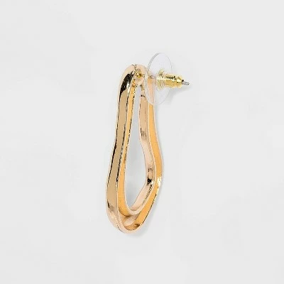 Brand new ๐คฉ Hammered Metal Open Gold Hoop Earrings - A New Day™ Gold ๐ 3 Brand new ๐คฉ Hammered Metal Open Gold Hoop Earrings - A New Day™ Gold ๐