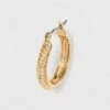 Best deal 👏 Multi Textured Hoop Trio Earrings - A New Day™ Gold ✨ -A New Day Sales 2022 unnamed file 956