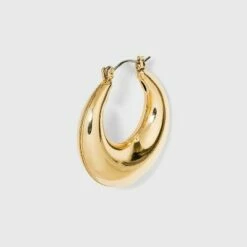 Promo 🧨 Thick Metal Hoop Earrings - A New Day™ Gold 😀
