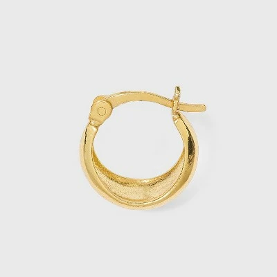 Budget ๐ Sterling Silver Tapered Hoop Earrings - A New Day™ Gold ๐คฉ 3 Budget ๐ Sterling Silver Tapered Hoop Earrings - A New Day™ Gold ๐คฉ